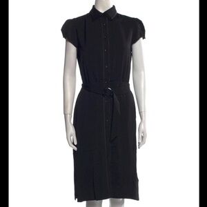 Alice + Olivia Black Midi Dress
